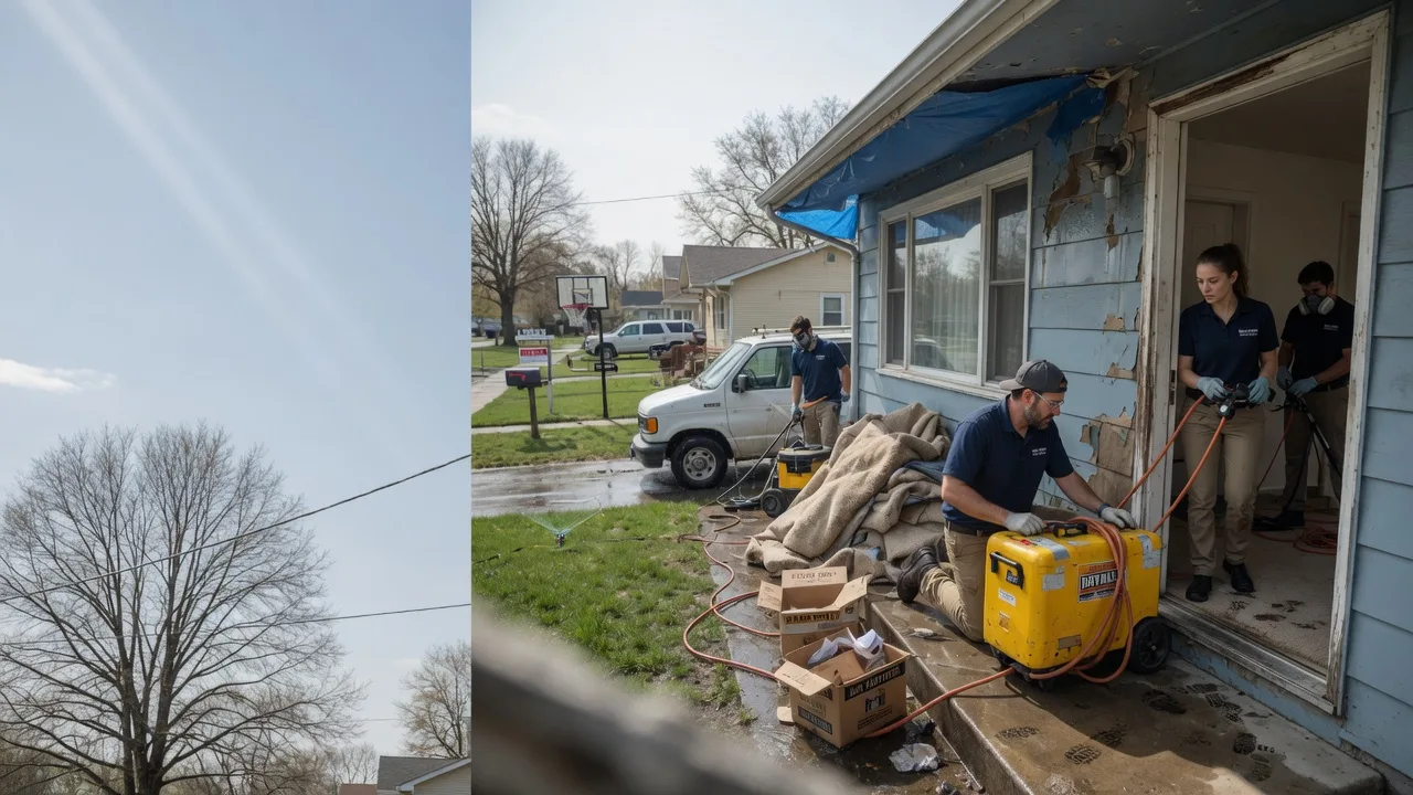 Basement Flood Cleanup in Walker, MO near me